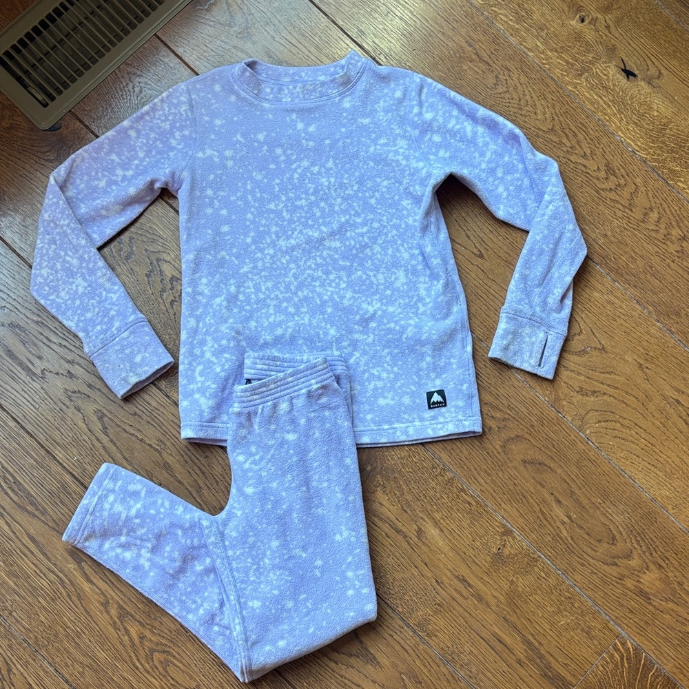 Burton Kids Lavender long underwear Set